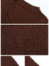 Cable Knit Open Front Cardigan